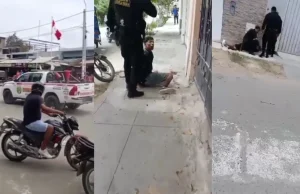 Piura: Balacera tras persecución policial dejó a sospechoso herido