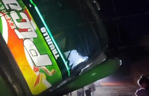 Bus que salió de Trujillo con 25 pasajeros se volcó rumbo a Tayabamba