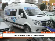 Trujillo: PNP decomisa 60 kilos de marihuana