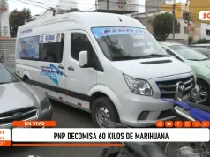 Trujillo: PNP decomisa 60 kilos de marihuana