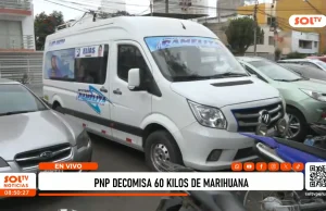 Trujillo: PNP decomisa 60 kilos de marihuana