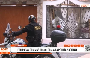 Trujillo: equiparán con más tecnología a la Policía Nacional