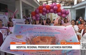 Trujillo: hospital Regional promueve lactancia materna