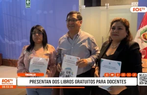 Trujillo: presentan dos libros gratuitos para docentes
