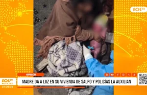 La Libertad: madre da a luz en su vivienda de Salpo y policías la auxilian
