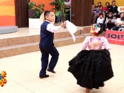 Escuela de Marinera Kiara Rodríguez brilló en Feliz Domingo