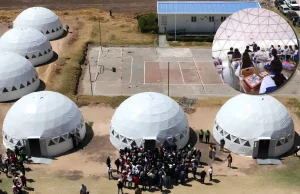 Junín: entregan seis domos educativos tras sismo en Chongos Bajo