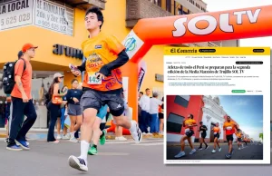 Diario El Comercio destaca la Media Maratón SOL TV