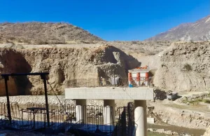 Pataz: Puente Lavasén alcanza 75 % de avance