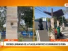Reponen luminarias robadas en plazuela Mártires de Uchuraccay en Piura