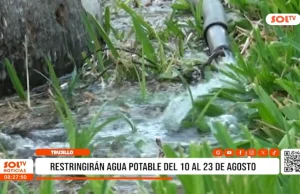 Trujillo: restringirán agua potable del 10 al 23 de agosto