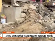 Trujillo: aún no asumen daños ocasionados por rotura de tubería en El Porvenir