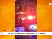 Trujillo: un muerto tras persecución policial en El Milagro