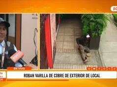 Trujillo: Sujeto roba varilla de cobre de cafetería y queda registrado en cámaras