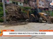 Áncash: candidatos firman pacto ético electoral