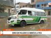 Trujillo: combi con pasajeros se hundió en la pista en El Porvenir