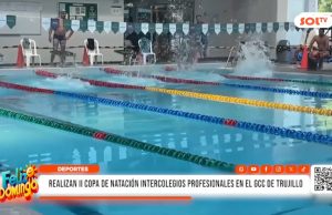 Trujillo: realizan II Copa de Natación Intercolegios Profesionales en el GCC