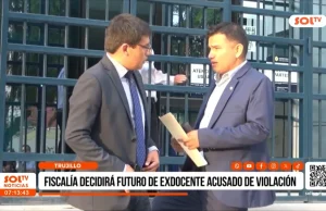 Trujillo: Fiscalía decidirá futuro de exdocente acusado de violación