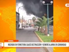 Huaral: incendio en ferretería causó destrucción y generó alarma en comunidad