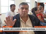 “Caminemos Juntos Sin Barreras” benefició a 66 personas con discapacidad