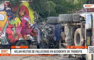 Piura: velan restos de fallecidos en accidente de tránsito