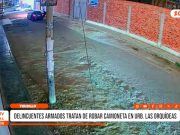 Trujillo: delincuentes armados tratan de robar camioneta en urb. Las Orquídeas