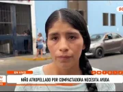 Trujillo: niño atropellado por compactadora necesita ayuda para continuar tratamiento