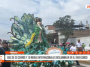Trujillo: más de 30 carros y 10 reinas internacionales deslumbran en el gran corso
