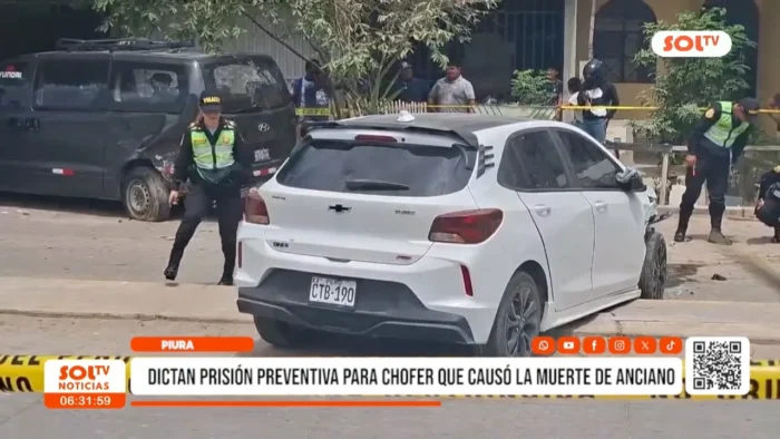 Piura: Dictan prisión preventiva para chófer que causó la muerte de anciano