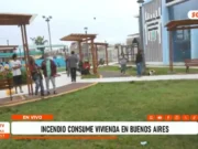 Trujillo: incendio consume vivienda en Buenos Aires