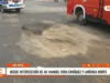 Trujillo: pista se hunde en avenida América Norte cerca de obra vial de S/3 millones