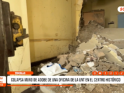 Trujillo: Colapsó muro de adobe de la UNT en centro