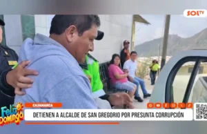 Cajamarca: detienen a alcalde de San Gregorio por presunta corrupción