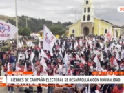 Áncash: cierres de campaña se desarrollan con normalidad