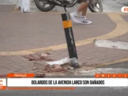 Trujillo: bolardos de la avenida Larco son dañados