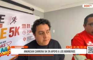 Cajamarca: anuncian carrera 5K en apoyo a los bomberos