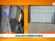 Trujillo: dejan carta extorsiva en hostal
