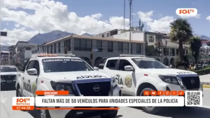 Áncash: Policía requiere más vehículos para unidades especiales