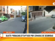 Trujillo: Sujeto fue captado robando cables durante la madrugada en urbanización California