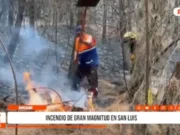 Áncash: incendio de gran magnitud en San Luis