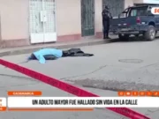 Cajamarca: un adulto mayor fue hallado sin vida en la calle