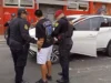 Conductor se queda dormido frente al semáforo y provoca congestión en pleno centro de Trujillo