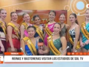Trujillo: Reinas y bastoneras del Festival visitaron Sol TV