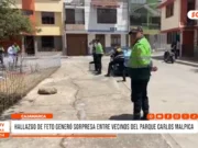 Cajamarca: conmoción tras hallazgo de feto en parque
