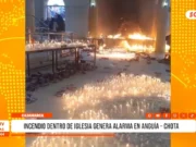 Cajamarca: incendio dentro de Iglesia genera alarma en Anguía – Chota