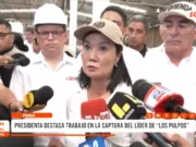 Nacional: presidenta destaca trabajo en la captura del líder de ‘Los Pulpos’