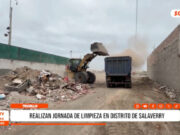 Salaverry: retiran más de 750 metros cúbicos de desmonte de la avenida Industrial