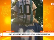 Deportes: Lionel Messi se retiró de la selección argentina de fútbol