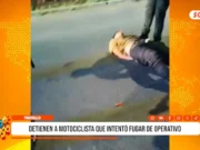 Trujillo: detienen a motociclista que intentó fugar de operativo