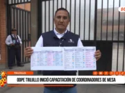 ODPE Trujillo inició capacitación de coordinadores de mesa